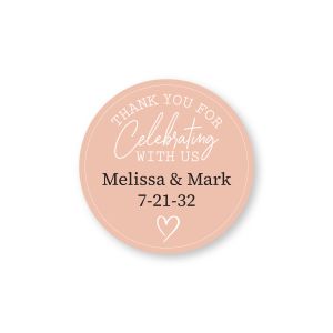 Round blush coral 