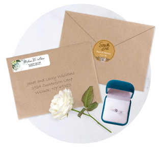 Shop Wedding Stationery & Address Labels at Current Labels
