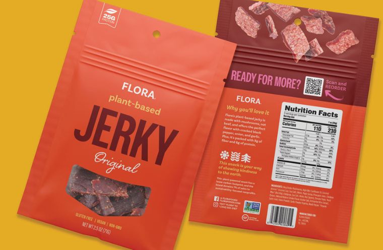 high protein jerk snack pouch